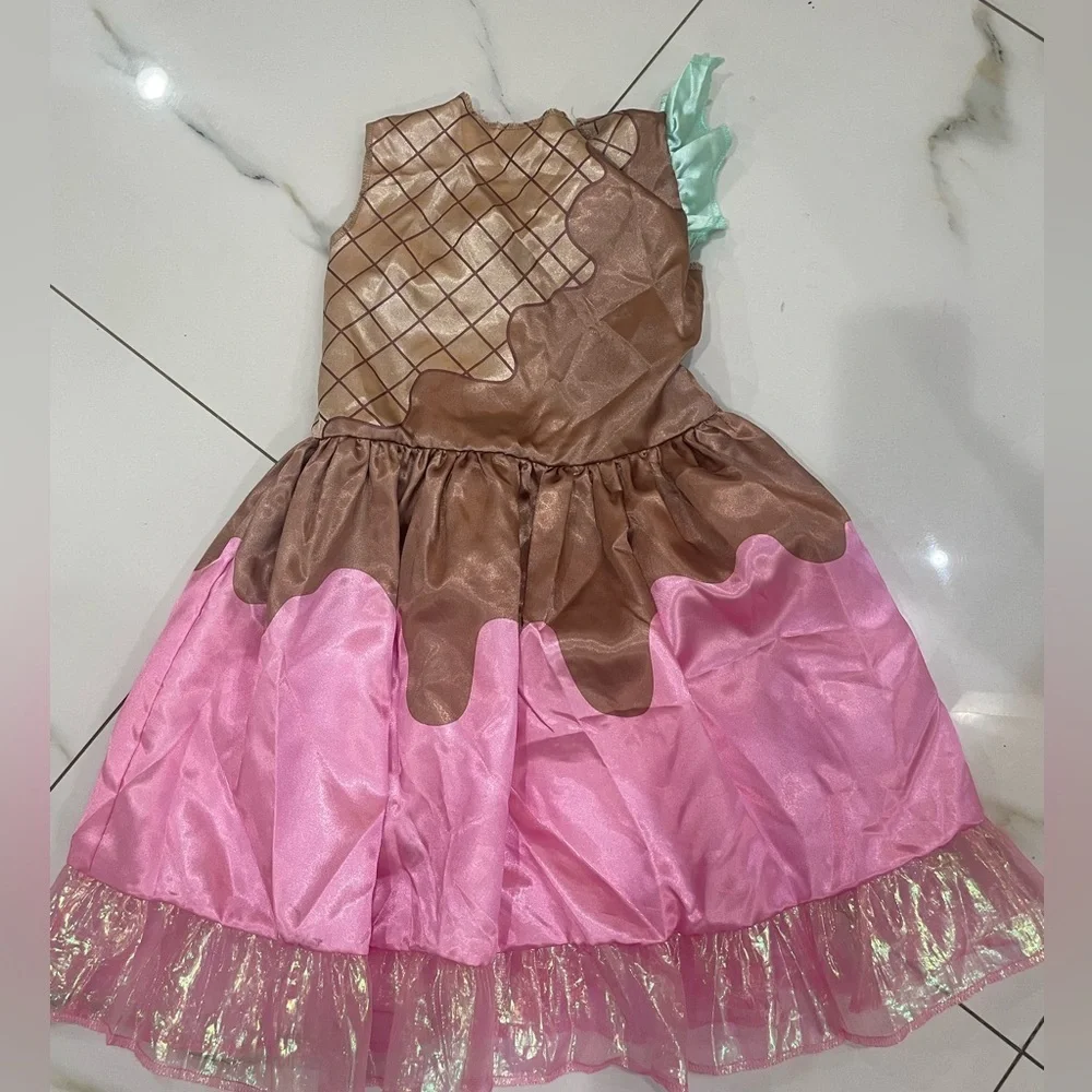 Shopkins Girls' Peppa-Mint Classic Costume size 4-6X dress only